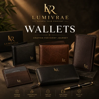 Lumivrae Premium Leather Wallets Collection