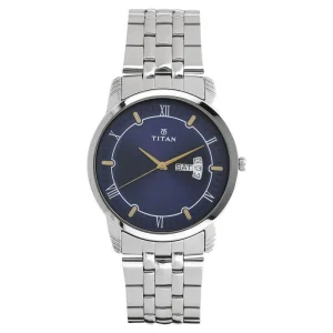 Titan Analog with Day and Date Blue Dial(NS1774SM01)